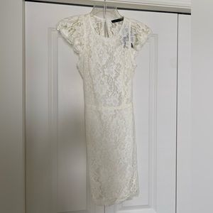 Creamy White Lace Dress